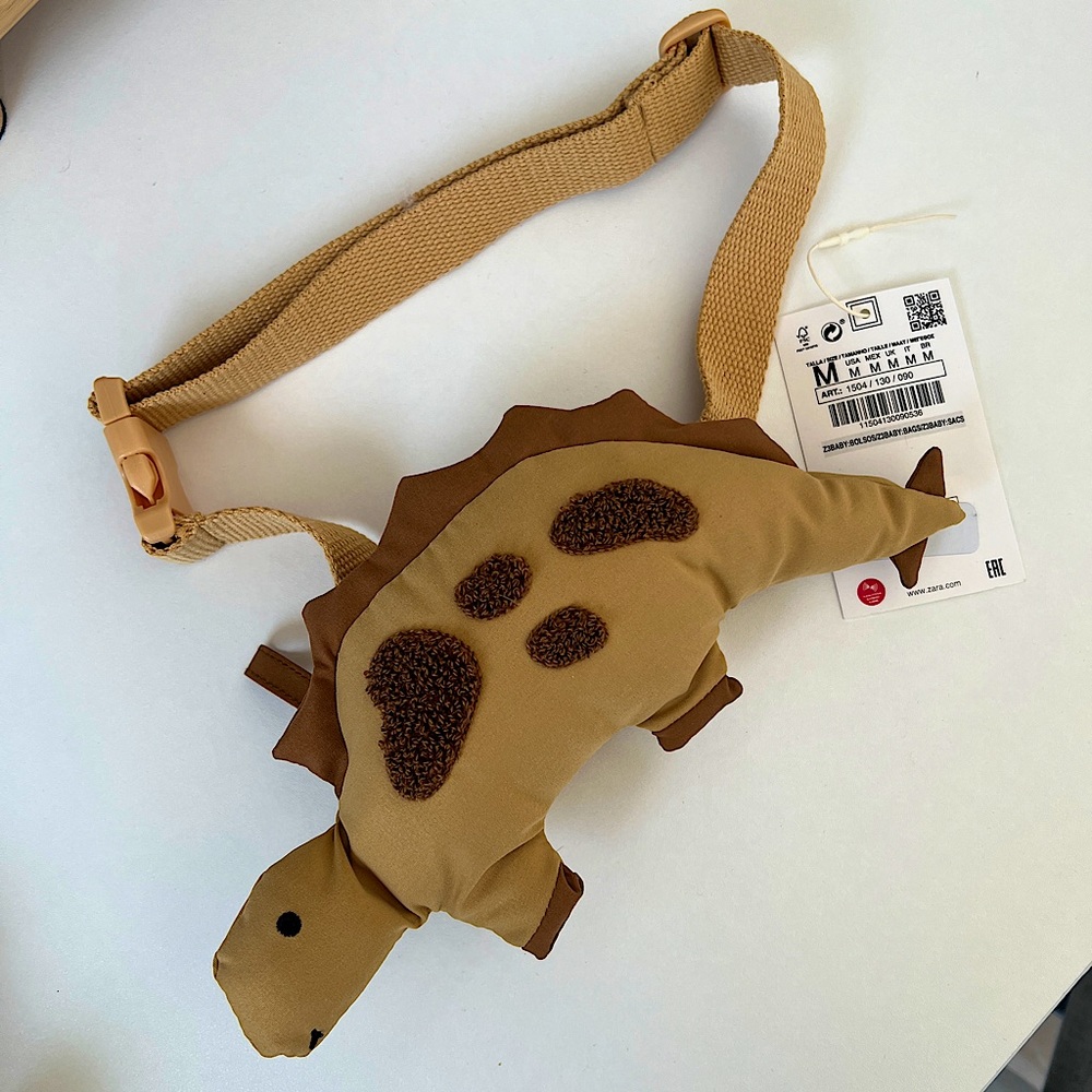 Zara toddler dinosaur fanny pack